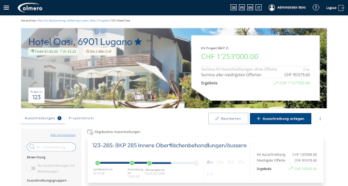 Plateforme de soumissions