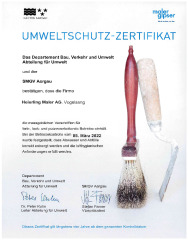 Umweltschutzzertifikat 2022